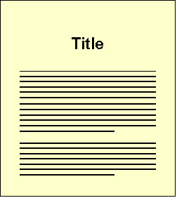 Bad layout: long paragraphs